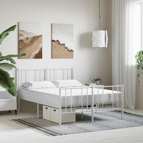 Matelas de lit Matelas en mousse blanc 120x220 cm dureté H2 H3 CFW66544 (1/5)