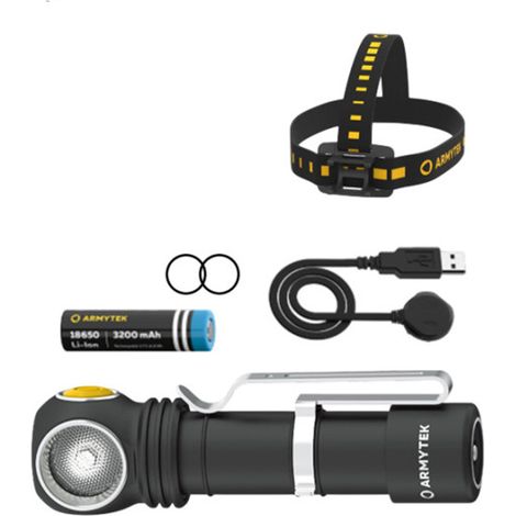 ArmyTek Wizard C2 WR Magnet Warm & Red LED Lampe frontale avec support magnétique à batterie 1100 lm 3 h 65 g (1/5)