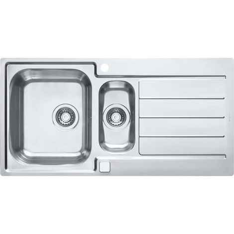 Alveus Line Maxim - Lavello, 98x50 cm, con comando remoto dello scarico, acciaio inox 1085943 (1/4)