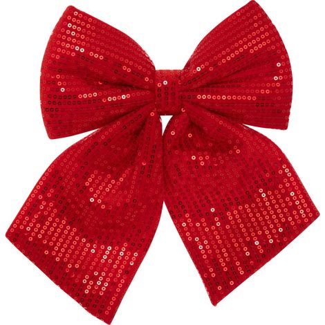 Fiocco decorativo in paillettes 20x24cm rosso - Atmosphera créateur d'intérieur