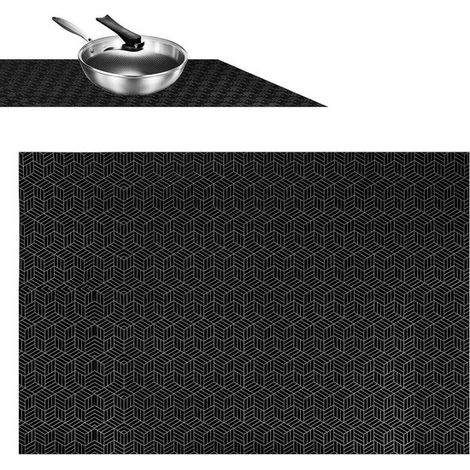 Alfombrilla protectora de silicona grande para placas de inducción de 52 x 78 cm - Resistente al calor, antideslizante y duradera (1/5)