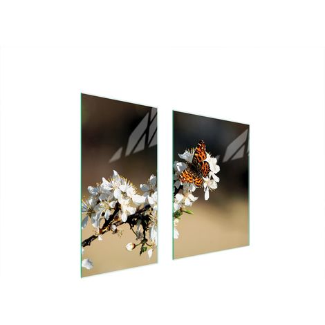 PLAQUE DE PROTECTION EN VERRE 75x52 PRUNE (1/5)