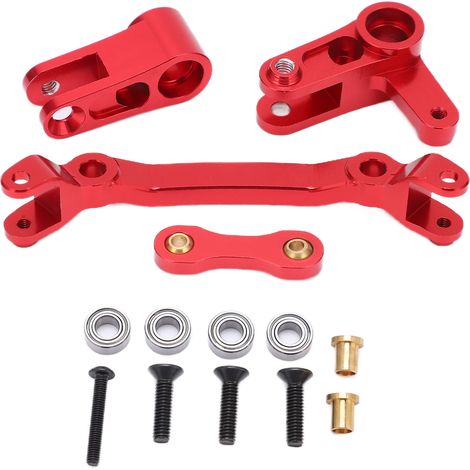 Ensemble de direction en alliage d'aluminium léger et robuste pour voiture RC, facile à installer (1/5)