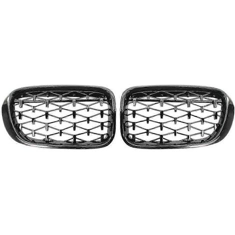 Calandres avant style voiture pour - X3 F25 X4 F26 2014-2018 Calandres de course (1/5)