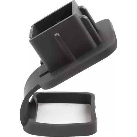 Accessoires de modification automobile : cache-poussière, bouchon anti-poussière pour crochet de remorquage, protection carrée noire (1/5)