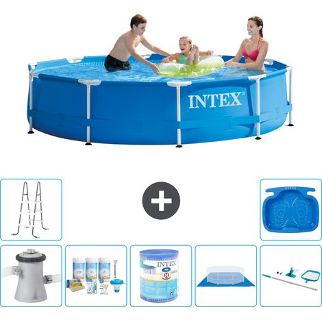 Intex Piscine Tubulaire Ronde - 305x76 cm - 8-pièces S41662 (1/5)