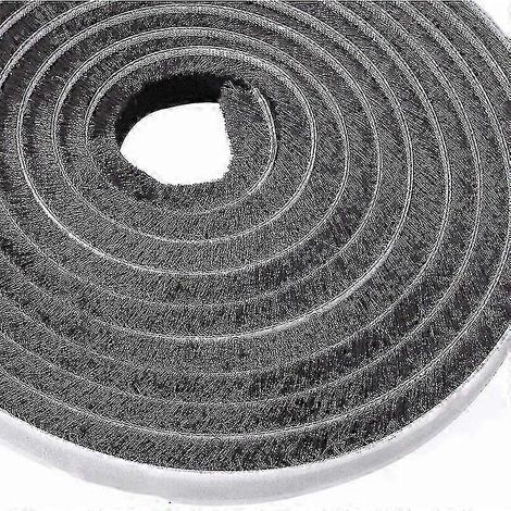 Bande adhésive noire auto-adhésive de 10 m, 9 mm x 9 mm, pour fenêtres et portes étanches au vent et à la poussière[NX] (1/5)