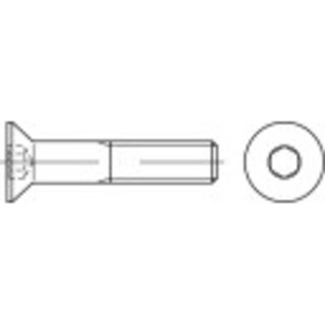 TOOLCRAFT 148788 Viti svasate M3 8 mm Interno Esagonale Acciaio 100 pz.