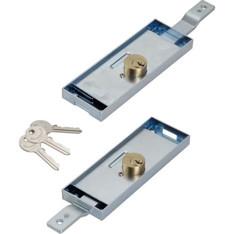 SERRATURA 2285 P/SERRANDA C/CIL TONDO DX E SX SECUREMME
