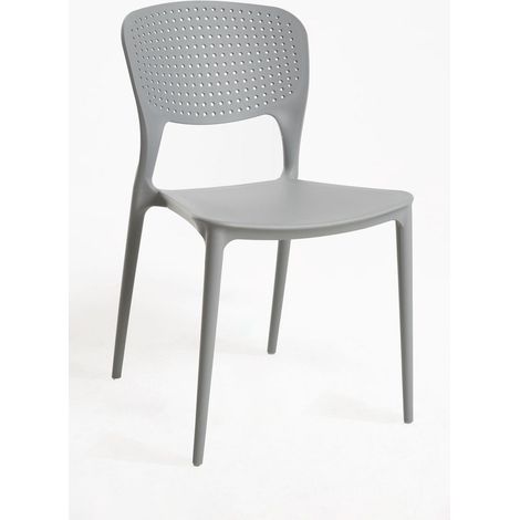 Sillas Jardín - Silla Fresk - Gris claro (1/5)