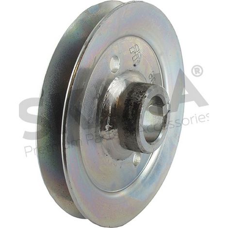 Poulie à Gorge Trapézoïdale, Diamètre 124mm, Alésage 25.4mm Origine Stiga. 125601580/0, 1256015800