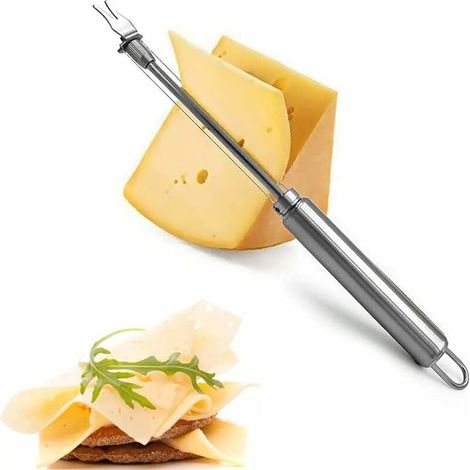 Trancheuse à fromage réglable acier inoxydable 26.8 cm (1/4)
