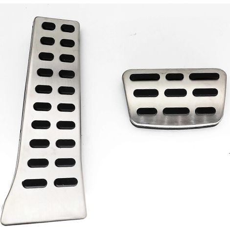 Kit de couvre-pédales de frein à gaz antidérapant AT Mt, accessoires auto pour Hyundai Santa Fe, Sonata, Tucson et Kia Sportage, Sorento, K5 (1/5)