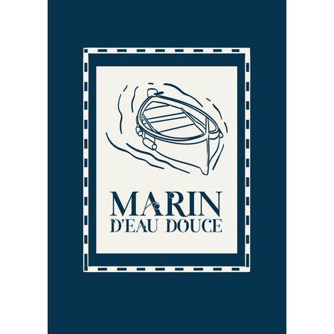 Tableau sur toile Marin deau douce 30x45 cm - Impression sur Toile Murale Décorative - Image imprimée en HD sur Toile - Toile sur Châssis en Bois FSC - Fabriqué en France (1/5)