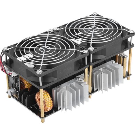 Plaque chauffante à induction 1800W avec ventilateur, module driver flyback haute fréquence, collier en laiton, alimentation ZVS, bobine de chauffage (1/5)