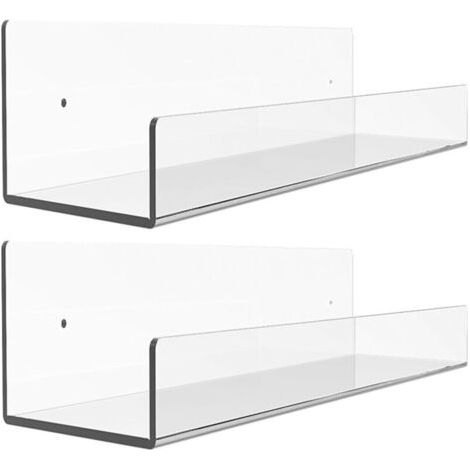 Étagère murale flottante invisible en acrylique, étagère murale pour chambre d'enfant (1/5)