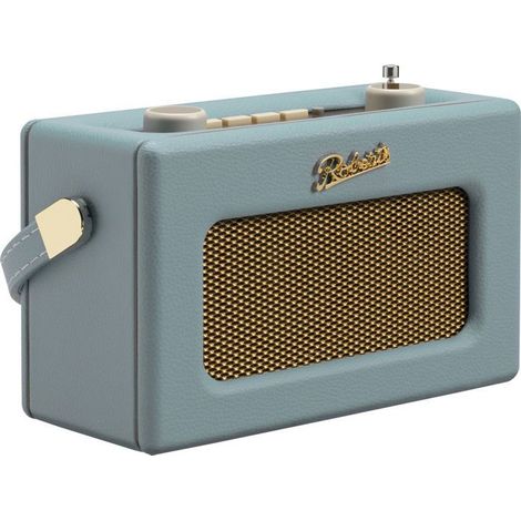 Radio - Roberts - Revival Uno BT - Bluetooth - FM/DAB/DAB+ - Design retrò blu pastello