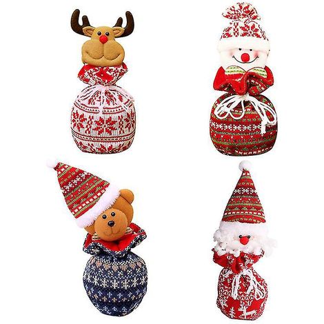 4 Stück Weihnachtsverpackungsbeutel (1/3)