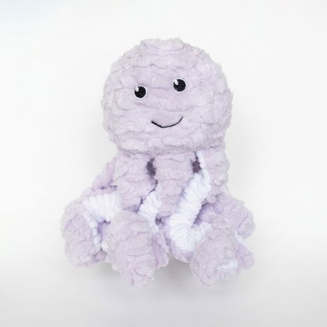 Jouet pieuvre en peluche chenille pour chien : jouet interactif, sonore et à mâcher (1/5)