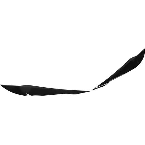 Paar Scheinwerferblenden aus ABS-Kunststoff, Ersatz für 3er BMW F30 F31 (2012–2018), glänzend schwarz
