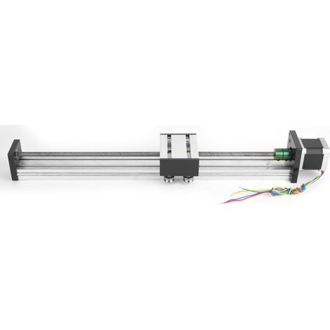 0808 Kugelgewindetrieb, lange Aktuatorführungsschiene, Nema17 42 Schrittmotor (200 mm Hub) (1/5)