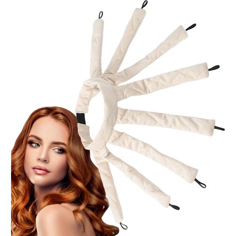 Octopus Boucles Sans Chaleur, Boudin Cheveux Boucle Sans Chaleur, Ensemble De Bigoudis Paresseux, Bandeau Paresseux DIY Outils De Coiffure Pour Femmes Filles Pour Cheveux Naturels (1/5)