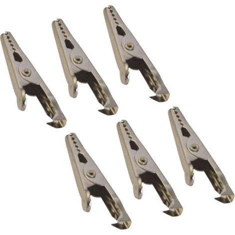 HP Autozubehör 20205 Pack de 6 pinzas cocodrilo 5x45 mm