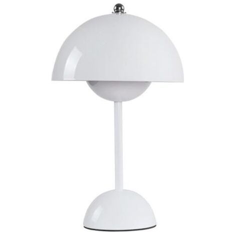 Lampe à fleurs nordique danoise, décoration de chambre, luxe et élégance, Table de chevet,Blanc (1/5)