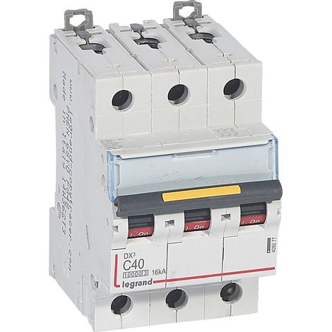 DX³ Disjoncteur 3P courbe C 40A 10kA/16kA - LEG409277
