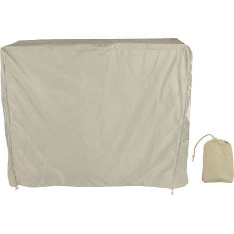 Housse de Protection Imperméable pour Table de Ping-Pong 155x75x144cm, Taffetas Polyester Argenté avec Fermeture Éclair, Terrasse Jardin (1/5)
