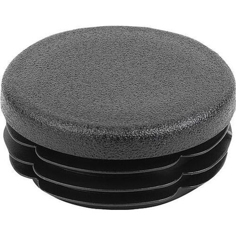 KIPP Verschlussstopfen Rundrohre D=18 Polyethylen schwarz (1/3)