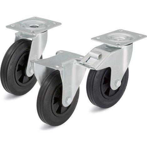 Roulettes pivotantes en tôle d'acier - Série LE-VPP-LE-VPP 100G - Blickle