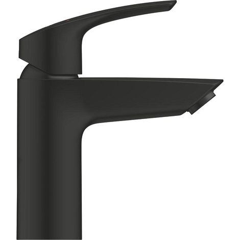 Monomando Lavabo Negro Eurosmart S Grohe (1/2)