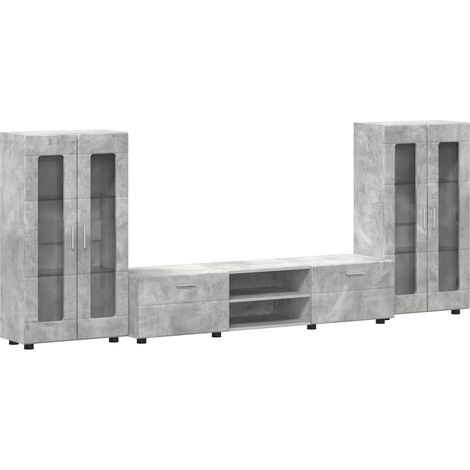 Maison Exclusive - Conjunto de mueble de TV con cajón FLORIN 3 pc (1/5)