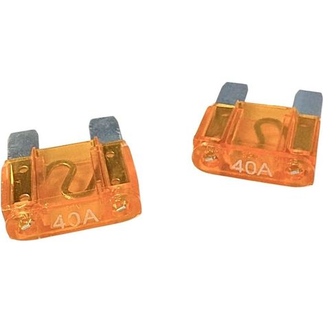 2 MAXI FUSIBLES ENFICHABLES 40A ORANGE