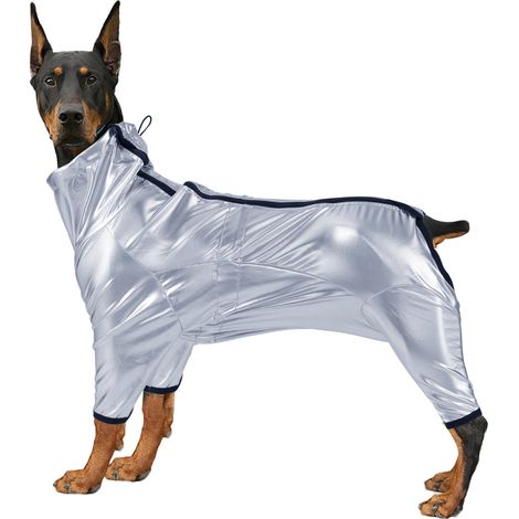 Komplette Hundejacke, Rollkragen, Reißverschluss, wasserdicht, Raumanzug-Kostüm für kleine, mittlere und große Hunde (1/5)