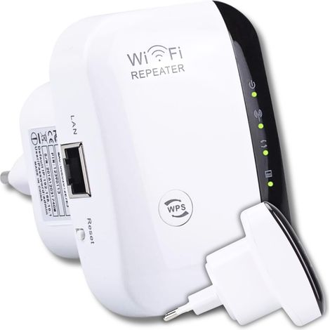 Amplificateur de signal Wi-Fi, routeur répéteur puissant, longue portée 300 Mb/s (1/5)