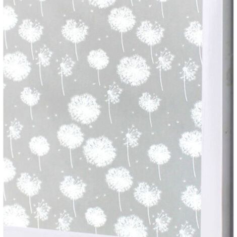 45 x 200 cm blickdichte Fensterfolie, elektrostatische Fensterfolie, Sichtschutzfolie, selbstklebend, einfach anzubringen, wiederverwendbar für Schlafzimmer