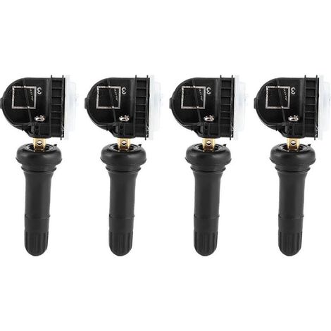 Lot de 4 capteurs de pression des pneus – Compatible Ford Ecosport, Fiesta, Focus – Matériau cuivre et caoutchouc – Installation facile (1/4)