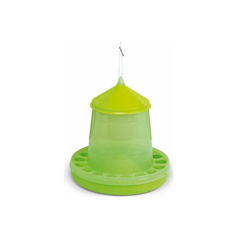 GAUN tolva plastico aves 4 kg pistacho , Tolva de plástico para aves 4 kg color pistacho, un comedero resistente y práctico, diseñado para mantener el alimento protegido y siempre (1/2)