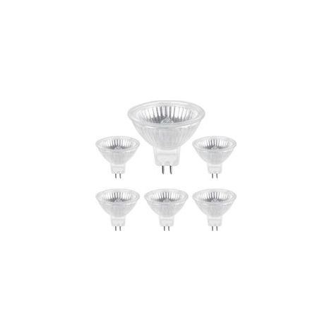 GU5.3 50W 220V Halogenlampe, 680lm Warmweiß 2700K, dimmbar, MR16 Halogen-Spotlampe, 6er-Pack (1/5)