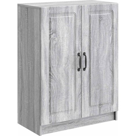 Sideboard Graues Sonoma 66 x 34,5 x 87 cm Holzwerkstoff vidaXL