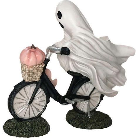 Voici une proposition de titre en français (caractères : 189) :

Figurine résine Halloween chevaliers fantômes citrouille, décoration ornement moto cycliste effrayant, accessoire fête fantastique (1/4)