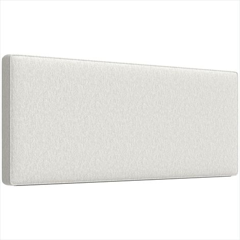Tête de lit Panneau de mural en lin beige 140 x 60cm (1/5)