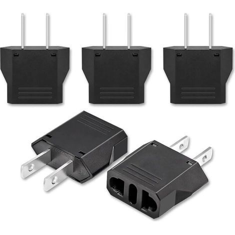 5x Adaptateur de Voyage,adaptateur prise france vers usa,adaptateur prise usa,adaptateur usa,adaptateur prise canada,Adaptateur Prise Universelle Americaine/Chine/Japon/Canada/Mexique