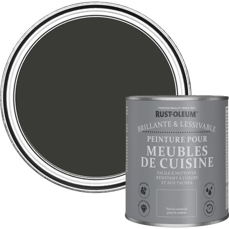 Peinture Noir pour Meubles de Cuisine, Finition Brillante - Magie Noire 750ml (1/5)