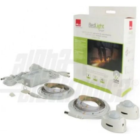 KIT ILLUMINAZIONE SCENDILETTO 2 NASTRI LED DA 1,2 MT CON SENSORI OFFERTA (1/3)