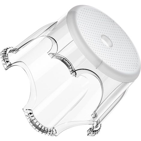 CCYKXATabouret de Toilette Antidérapant en Pet pour Salle de Bain, Marche Pied Robuste et Compact, Repose-Pieds pour Toilettes et Salle de Bain (1/5)
