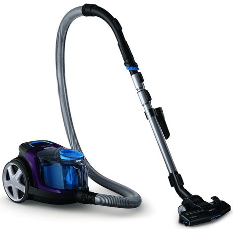 Philips – Aspirateur sans sac 900W – Capacité 1.5L – Filtration anti-allergie – Brosse TriActive pour tous types de sols (1/5)