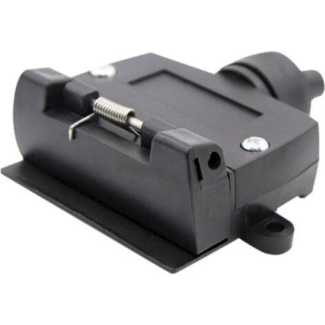 Connettore per rimorchio a 7 pin piatto maschio e femmina da 12 V, connettore impermeabile australiano per rimorchio, camion, roulotte, camper, estremità a vite